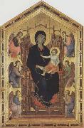 Duccio di Buoninsegna Madonna and Child with Angels oil on canvas